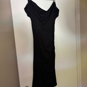 Black Susana Monaco off the shoulder dress